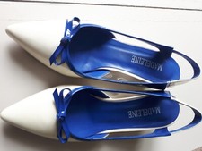 Lackleder-Sling-Pumps in Gr