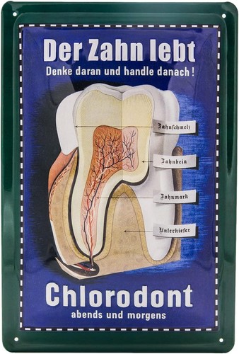 Chlorodont retro geprägtes - chlorodont,