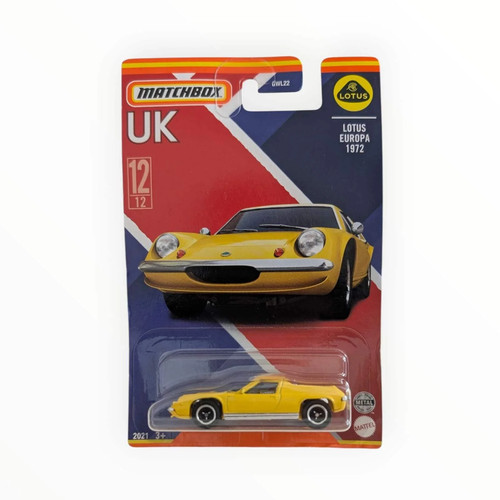 Matchbox lotus europa 1972 - uk,