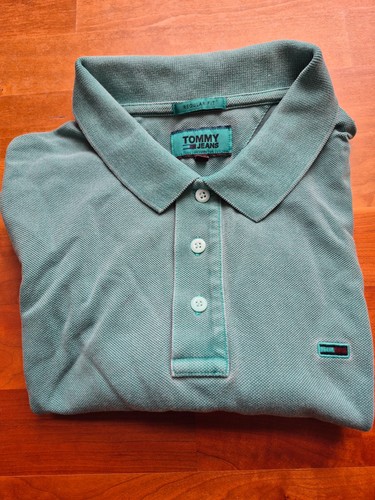 Herren polo tommy jeans grün - tommy,