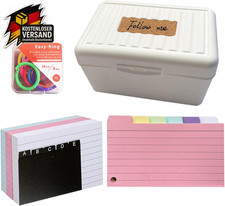 Karteikarten-Box A7 mit 150