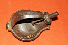 Bergbau-Grubenlampe-Geschlossener Frosch für Ölbrand-Wells Nr. 16-um 1900-RRR