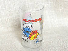 Senfglas Bautzen Develey Schlümpfe Klassikschlümpfe 2006 Kinderglas 2/2 limit.