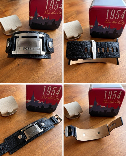 Fossil herren lederarmband - fossil,