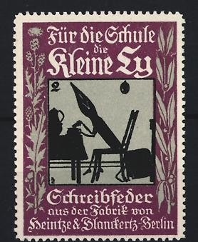 Reklamemarke berlin heintze - reklamemarke, &