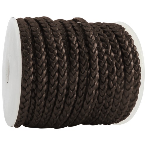 Lederband flach geflochten - lederband,