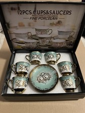 12-tlg. Porzellan Espresso