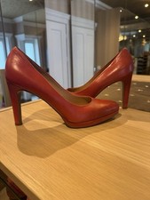 Damen Pumps Rot Leder Gr.39.5