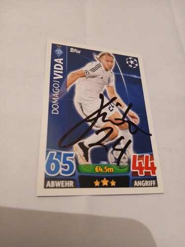 Trading card signiert domagoj - trading,