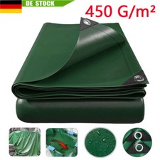 Abdeckplane LKW Plane Wasserdicht Mit Ösen Extra Stark 450g/m² PVC Gewebeplane 