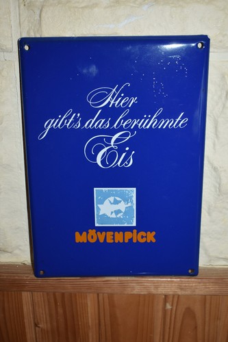 Altes emailschild mövenpick - altes,