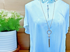 SALE NEU Gold Lange Mode