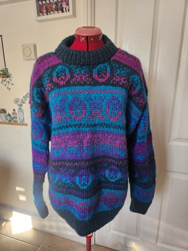 Vintage schneefuchs bunt - vintage,