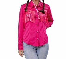 Westernhemd damen pink kostüm - westernhemd,