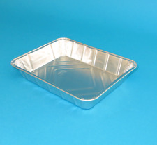 1000 Alu Menüschalen Assietten Aluschalen PROFI ungeteilt tief 227x177x39mm 70my