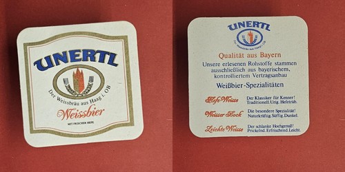 Unertl blaue schrift brauerei - schrift,
