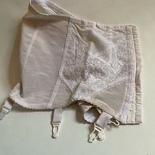 Vintage Triumph Mieder Straps Schnür Korsett Hüfthalter Flieder 69Cm