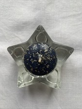 Teelicht Weihnachtsstern Glas