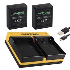 2 x Akku  + Dual-Ladegerät