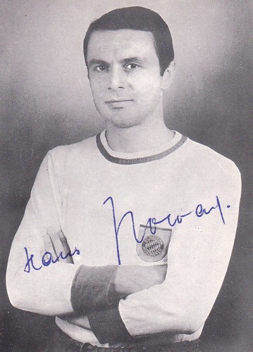 Autogramm hans nowak bayern - nowak, (bayern