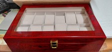LUXUS UHRENBOX MAHAGONI 12
