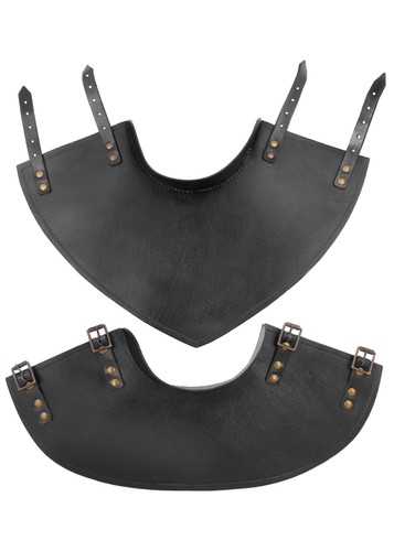 Leder kragen balor schwarz - kragen,