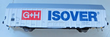 Fleischmann 5378 H0 Großraumgüterwagen G+H Isover Hakenkupplung gut
