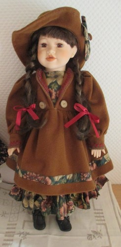 Große porzellan puppe - porzellan,