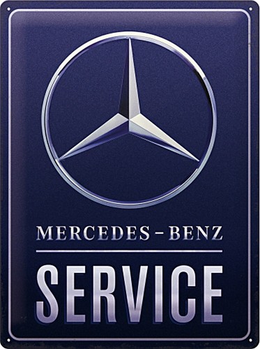 Mercedes benz service blue - mercedes-benz,