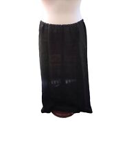 Leinenrock Montego Schwarz