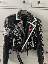 Echt leder jacke Nieten Neu 289 Euro