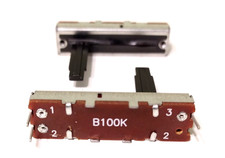 2 x Schiebepotentiometer