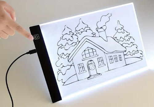 Beleuchtete acryl zeichnung - beleuchtete,