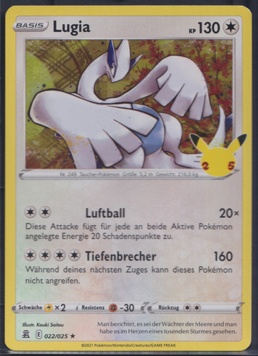 Lugia 022 025 - 022/025, holo
