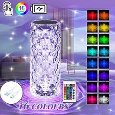 LED Kristall Tischlampe