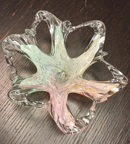 Mundgeblasene kunstglas schale - kunstglas,
