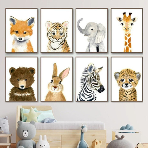 Poster kinderzimmer tiere - kinderzimmer,
