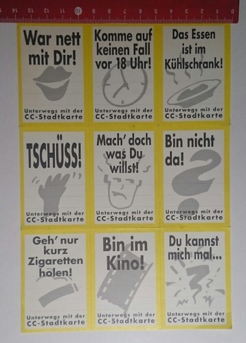 Aufkleber sticker unterwegs - aufkleber/sticker:,