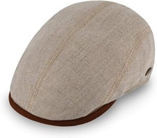 fiebig® LEINEN FLATCAP CAP