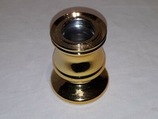 #AM 30 Kerzenhalter ca 85 gramm 6 x 5 cm Sockel ca 2,5 cm Docht  Aufdruck 5 