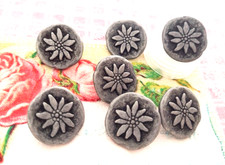 Trachten-Knöpfe, 7 Stück