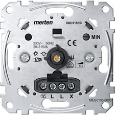 Merten dimmer dreh druckknopf - dimmer, dreh-/druckknopf