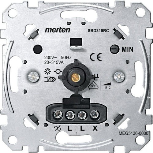 Merten dimmer dreh druckknopf - merten, dreh-/druckknopf