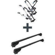 Dachträger + Fahrradträger für 2 Fahrräder - für BMW 3er Touring Typ E46 NEU Set