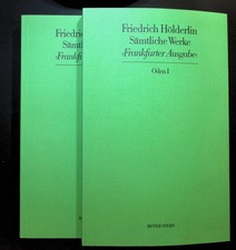 Sämtliche Werke Frankfurter Ausgabe Oden I & II (Band 4 & 5)