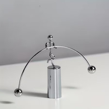 Edelstahl balance skulptur - skulptur, –