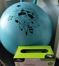 Hüpfball Kinder Sprungball mit Griff Weich Hopper Kinderball