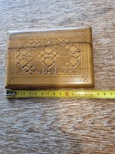 Vintage altes rechteckiges Holz Zigarettenetui