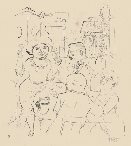 George grosz verlobung - george,