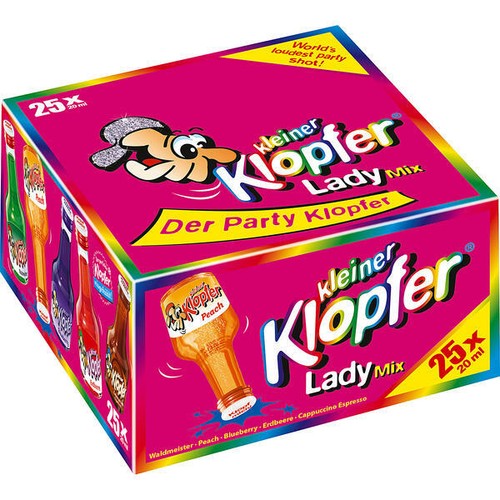 100 fläschen kleiner klopfer - 100,